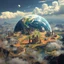 Placeholder: Earth 1 Million Years From Now Don't make it just "future city." Show: new continents new species altered atmosphere strange ecosystems remnants of humanity