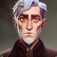 Placeholder: Portrait of a 30 year old warlock like Jake Gyllenhaal,Gandalf, Sherlock Holmes and Mary Poppins