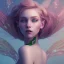 Placeholder: fairy, pink, green, beautiful, hyperrealism, masterpiece, expert, cinematic lighting, sharp focus, 8K, pastel, macro lens, woman, detailed, flower