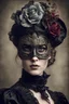 Placeholder: A gorgeous Female Victorian wearing a Thief Mask