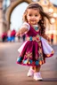 Placeholder: remove background, very pretty little girl in same costum