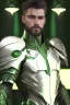 Placeholder: photorealistic white male handsome, hyperdetailed painting, luminism, Bar lighting, complex, dark green miltary armor, 4k resolution concept art, Artgerm, WLOP, Alphonse Mucha, 3d render, octane render, intricately detailed, cinematic, awesome full color, hand drawn, dark, gritty, cinematic