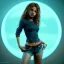 Placeholder: Shakira, artist, 30 years old, Realistic image, waist up portrait, kenzo style. loose long hair, eyes make up, perfect, glow, circle iris. concept art, smooth, unreal engine 5, god lights, ray tracing, RTX, lumen lighting, ultra detail, volumetric lighting, 3d, finely drawn, high definition, 4k.