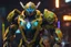 Placeholder: orisa in 8k anime cgi artstyle, venom them, neon effect, close picture, full body, rain, apocalypse, intricate details, highly detailed, high details, detailed portrait, masterpiece,ultra detailed, ultra quality