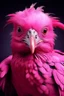 Placeholder: the pink scary bird