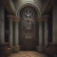 Placeholder: on old church inside, scary, steam punk, realistic, made in octane, cinematic, ultra-realistic, extremely detailed octane rendering, 8K, VRAY Super Real ar 2:3, dof photorealistic futuristic 50mm lens hard lighting dark gray tintype photograph, realistic lighting, sepia color