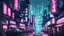 Placeholder: generate me a 2d picture of cyberpunk like futuristic city of japan on the street and make it retro