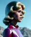 Placeholder: Ultra Realistic retro sci-fi image from 1960, sweet young woman Jane Fonda with a man, dress with tight latex coat and retro glass helmet, Retro sci-fi style, soft color, highly detailed, unreal engine 5, ray tracing, RTX, lumen lighting, ultra detail, volumetric lighting, 3d, finely drawn, high definition, high resolution.