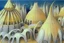 Placeholder: nautilus shell buildings and towers by artist "Leonora Carrington"