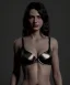 Placeholder: Black bra model, cyberpunk,