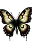 Placeholder: butterfly Half of it is colored