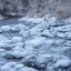 Placeholder: winter landscape, bells, glimmering, ice, crystals