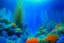 Placeholder: A cerulean underwater coral reef designed in ancient Roman mosaics painted by Ivan Aivazovsky