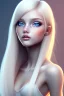 Placeholder: girl, cute, beautiful, blonde hair, long hair, blue eyes