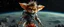 Placeholder: Elon Musk as dandy fluffy bugbear scientist gremlin with huge stiff power pants exo-skeleton