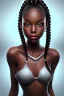 Placeholder: girl, cute, beautiful, black skin, braids, thick