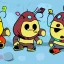 Placeholder: Gangster telatubbies in the art style of telatubbie fun Land from newgrounds