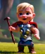 Placeholder: Baby thor, full body, bokeh