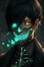 Placeholder: fantasy art, male, young elf, noble, mask, pale skin color