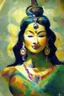 Placeholder: Tibetan goddess impressionist style