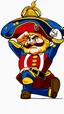 Placeholder: Captain Crunch standing in a captain morgan pose