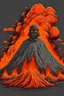 Placeholder: volcano man
