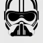 Placeholder: The Darth Vader mask is a character design and icon associated with the Star Wars franchise, created by George Lucas. It is worn by the character Darth Vader, who is a Sith Lord and the primary antagonist in the original Star Wars trilogy. The mask is designed to cover the entire head and face of the wearer, with a distinctive respirator and black helmet. The mask is often used to symbolize the character's power and the evil nature of the Sith.