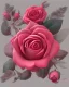 Placeholder: a beautiful rose with faded red color background, hyper realism, hyper details