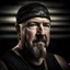 Placeholder: Portrait of Mike Muir of band suicidal_tendencies, dramatic