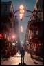 Placeholder: American shot view, old Asian man + little monkey, cabaret scene, steampunk. Sunglasses, smoking, happy, hot. Many people background, highly detailed, concept art, unreal engine 5, god rays, ray tracing, RTX, lumen lighting, ultra detail, volumetric lighting, 3d, finely drawn, high definition, high resolution.