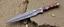 Placeholder: painite and Damascus steel spear