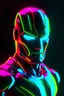 Placeholder: Ironman potrait,8k,neon