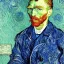 Placeholder: Portrait von roboter von van gogh