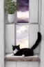 Placeholder: photo from An (black-purple cat) napping in a silver-white moonlights in windows, hyper-realistic, detailed, hypermaximalist, octane render, high textures, ultra realism, photorealistic, perfect symmetry, stunning