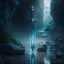 Placeholder: Photoreal magnificent artisan enchanted sword of the spirits in a dark wet skyrim cave at night shrouded in mystic fog