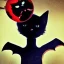 Placeholder: Creepy photo, 'stranger things' cat, bat
