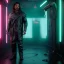 Placeholder: Actor, jason momoa, blade runner style, rain, fog, neon ambient, gradient color, clean skin, circuits, latex coat, cyber punk, neon, tubes, portrait, photo studio, unreal engine 5, smooth color, 16 bit, god lights, ray tracing, RTX, lumen lighting, ultra deatail, volumetric lighting, 3d, finely drawn, hd.