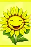 Placeholder: Poster of a smiling sunflower