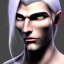 Placeholder: Dark Elf Male White Hair Lavender Eyes