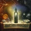 Placeholder: high-quality, fine-detail universe in a bottle on a tablecloth, melted crayon drawing, artwork, 8k, intricate, detailed, illustration, brian froud, howard lyon, george grie, ben goossens, anna dittman, jeffrey robert, don marco