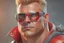 Placeholder: Photoreal Duke Nukem with shades
