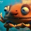 Placeholder: pixar art style of crab in natural environment, monotone color, full body, by mobeius, au naturel, hyper detailed, digital art, trending in artstation, cinematic lighting, studio quality, smooth render, unreal engine 5 rendered, octane rendered, art style by klimt and nixeu and ian sprigger and wlop and krenz cushart