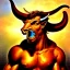 Placeholder: portrait of a Minotaur Boris Vallejo Style