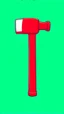 Placeholder: hammer, desaturated color, 3d cartoon proportions, detailed vector drawing with thick outline