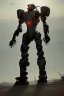 Placeholder: dark armor robot ai soldier mech dystopian scary gladiator predator monster