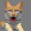 Placeholder: Un chien chat hybride, modélisme 3d, très détaillé