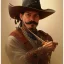 Placeholder: portrait,"Insanely detailed photograph of a western mustachioed crossbowman", charo detailed, sequenced Sombrero, detailed D20 flair, digital painting, artstation, concept art, smooth, sharp focus, illustration, art by artgerm and greg rutkowski and alphonse mucha, 8 k