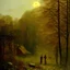 Placeholder: a landscape painter. Bangor. Maine. Indian Summer. John Atkinson Grimshaw