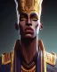 Placeholder: Illustrative sketch of Pharaoh Akhenaten, front view, ultra quality, hyper detailed, maximalist, 8k