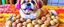 Placeholder: carpenter dog made of muffins